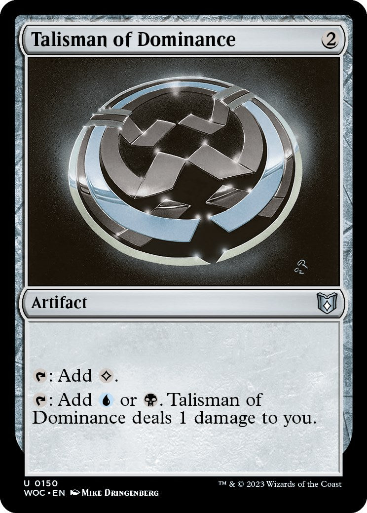 Talisman of Dominance [Wilds of Eldraine Commander] | Good Games Morley