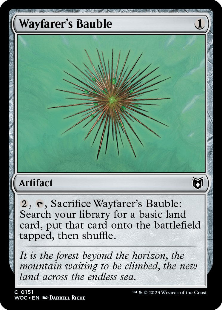 Wayfarer's Bauble [Wilds of Eldraine Commander] | Good Games Morley