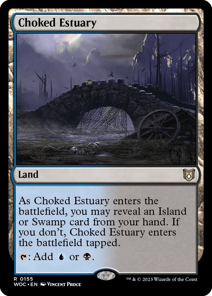 Choked Estuary [Wilds of Eldraine Commander] | Good Games Morley