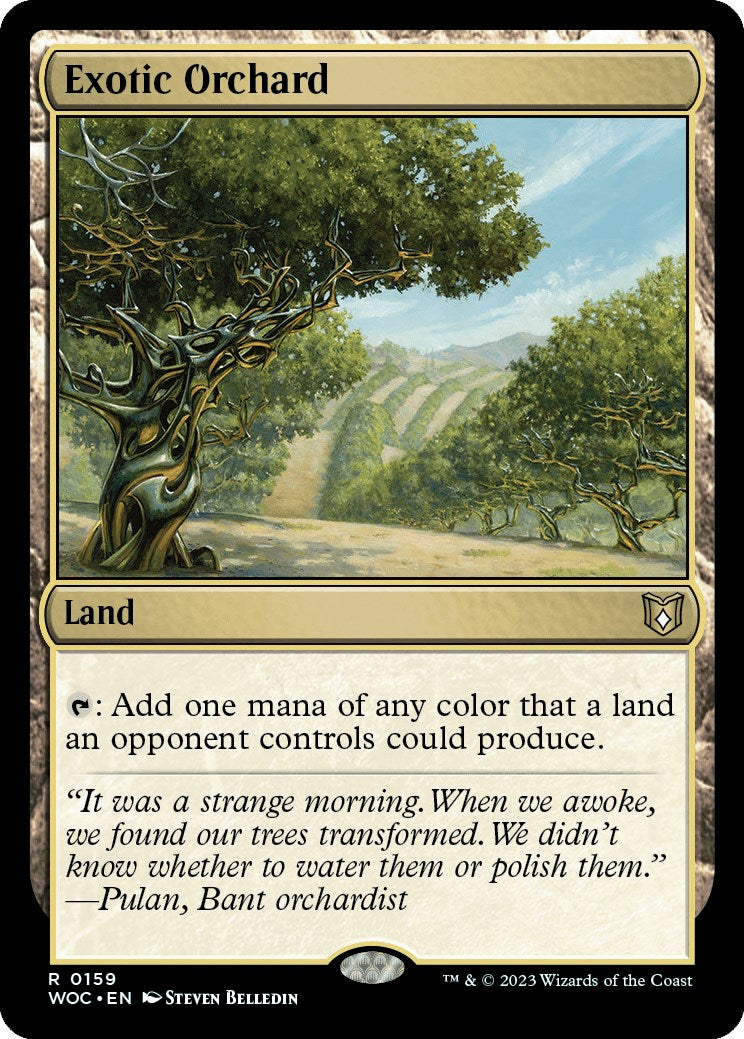 Exotic Orchard [Wilds of Eldraine Commander] | Good Games Morley