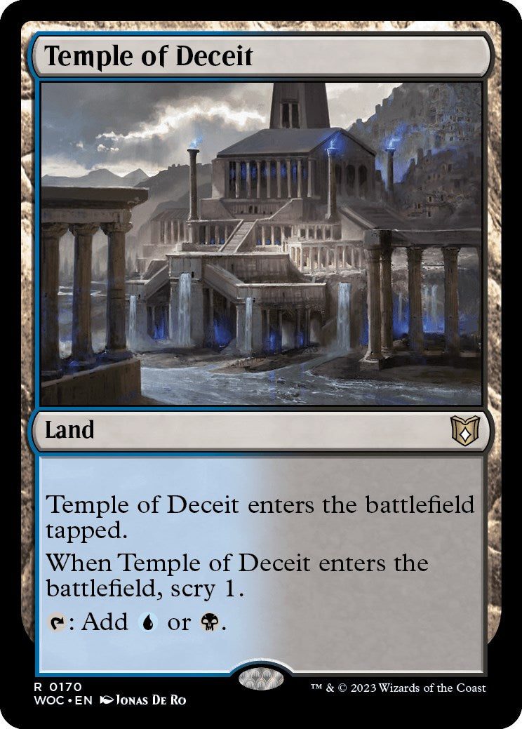 Temple of Deceit [Wilds of Eldraine Commander] | Good Games Morley