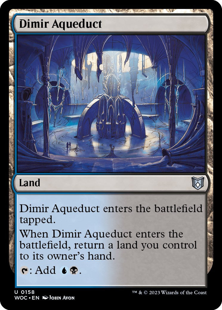 Dimir Aqueduct [Wilds of Eldraine Commander] | Good Games Morley