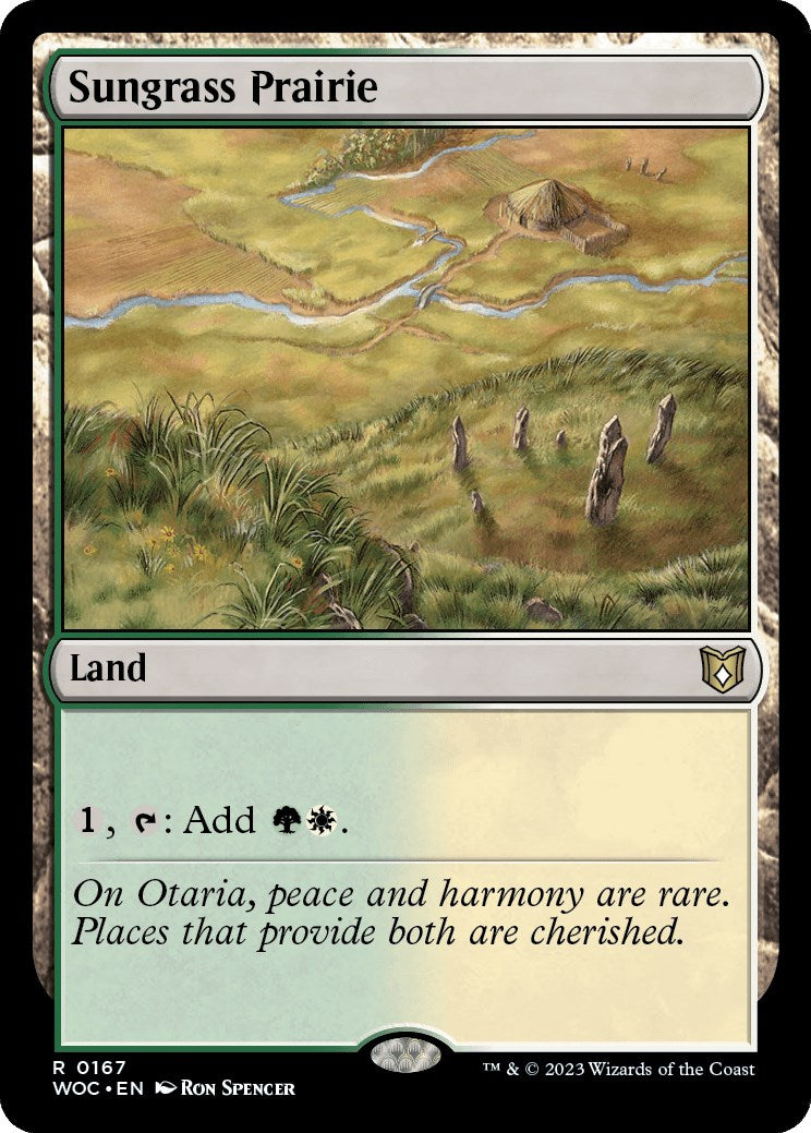 Sungrass Prairie [Wilds of Eldraine Commander] | Good Games Morley