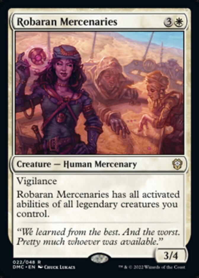 Robaran Mercenaries [Dominaria United Commander] | Good Games Morley