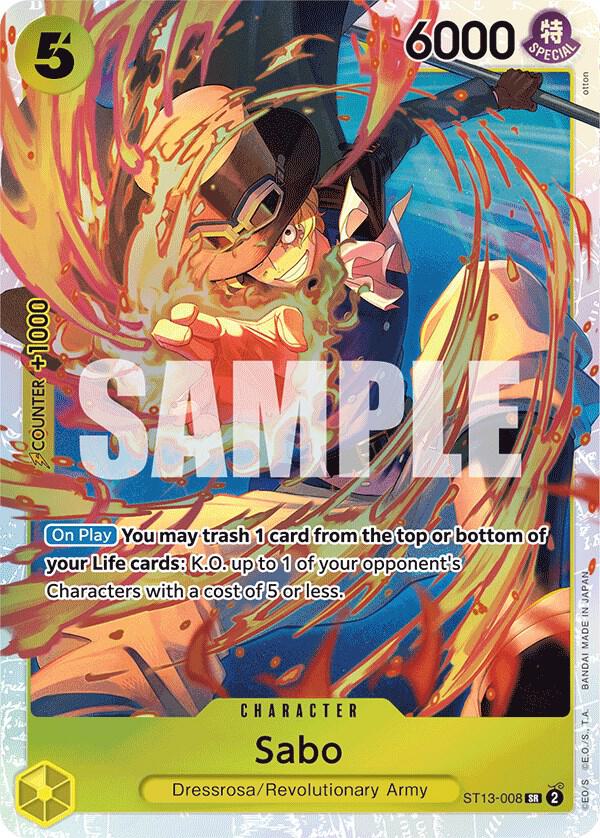 Sabo ST13-008 (Ultra Deck: The Three Brothers)  - Foil | Good Games Morley