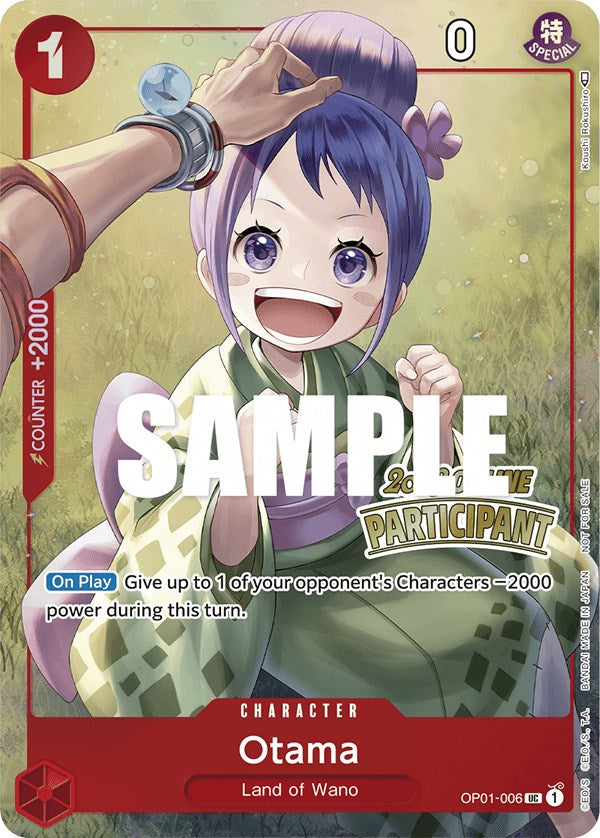 Otama (Online Regional 2023) [Participant] [One Piece Promotion Cards] | Good Games Morley
