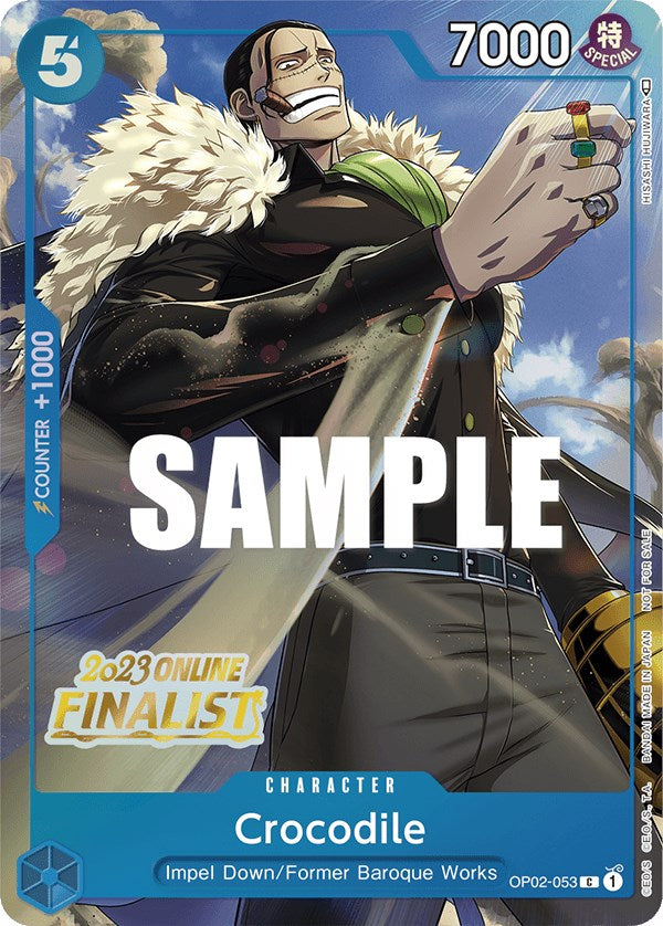 Crocodile (Online Regional 2023) [Finalist] [One Piece Promotion Cards] | Good Games Morley