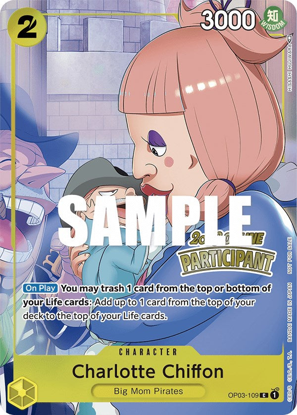 Charlotte Chiffon (Online Regional 2023) [Participant] [One Piece Promotion Cards] | Good Games Morley