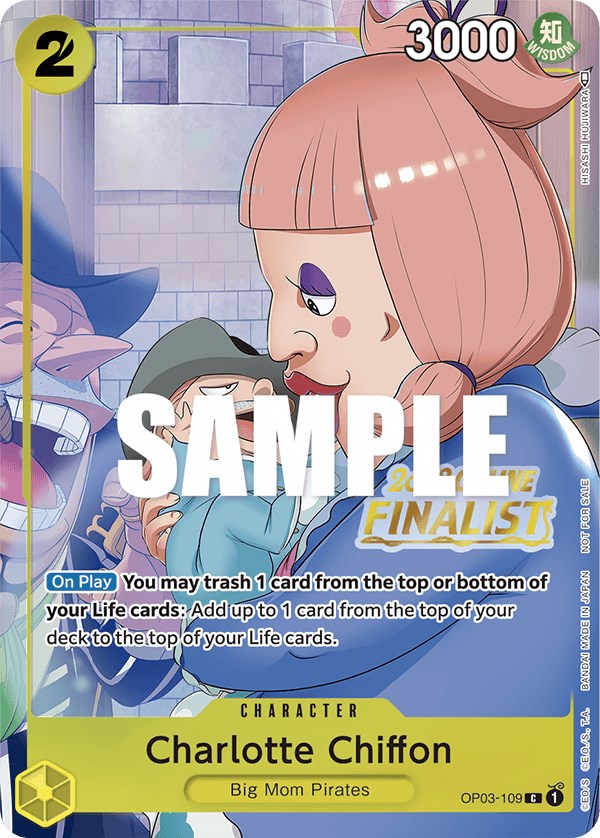 Charlotte Chiffon (Online Regional 2023) [Finalist] [One Piece Promotion Cards] | Good Games Morley