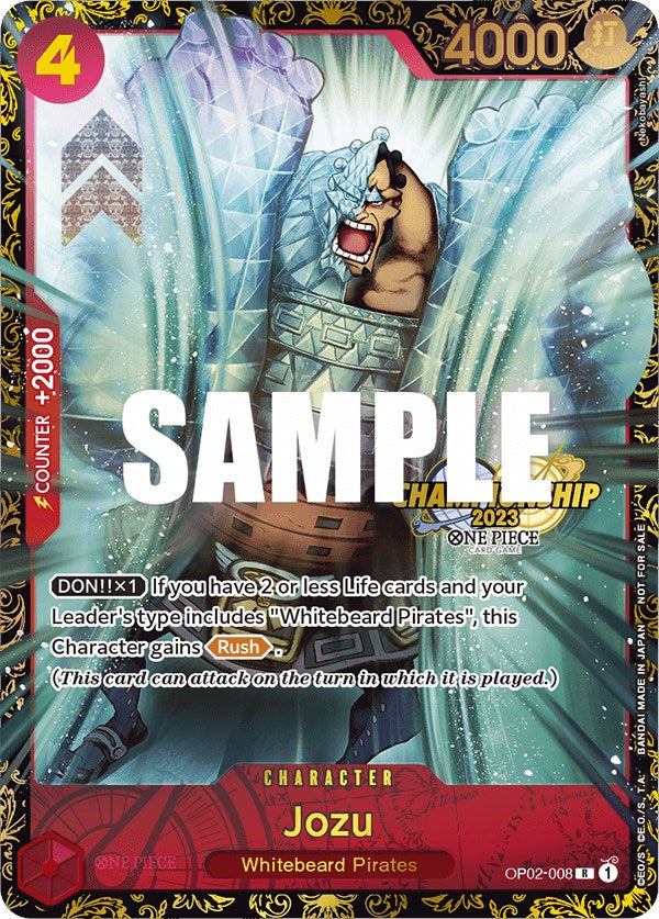 Jozu (Championship 2023) [One Piece Promotion Cards] | Good Games Morley