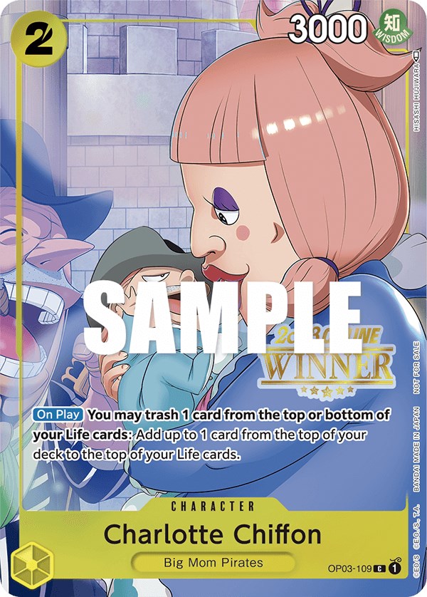 Charlotte Chiffon (Online Regional 2023) [Winner] [One Piece Promotion Cards] | Good Games Morley