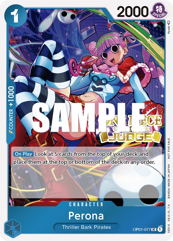 Perona (Judge Pack Vol. 2) [One Piece Promotion Cards] | Good Games Morley