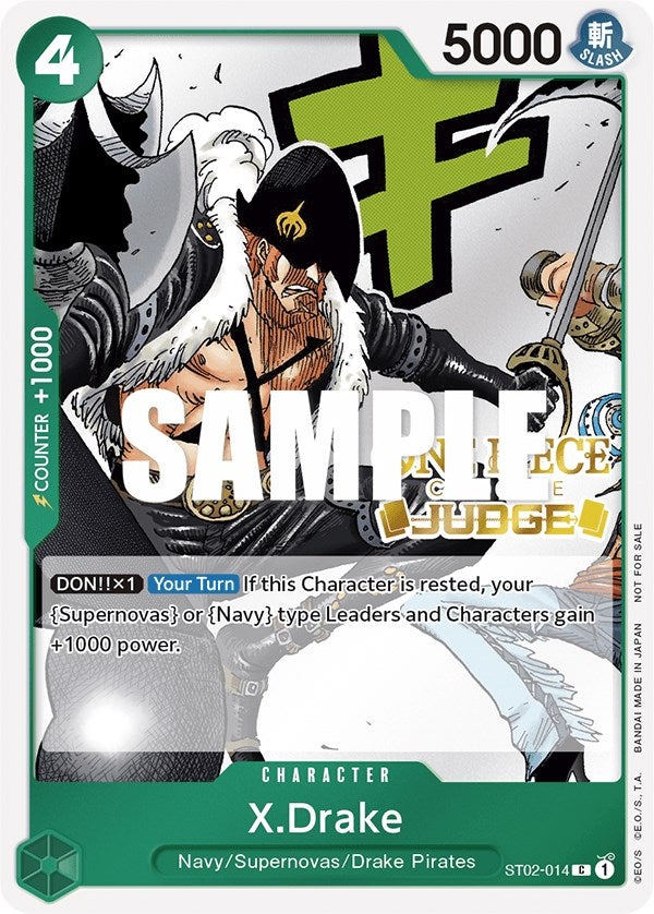 X.Drake (Judge Pack Vol. 2) [One Piece Promotion Cards] | Good Games Morley