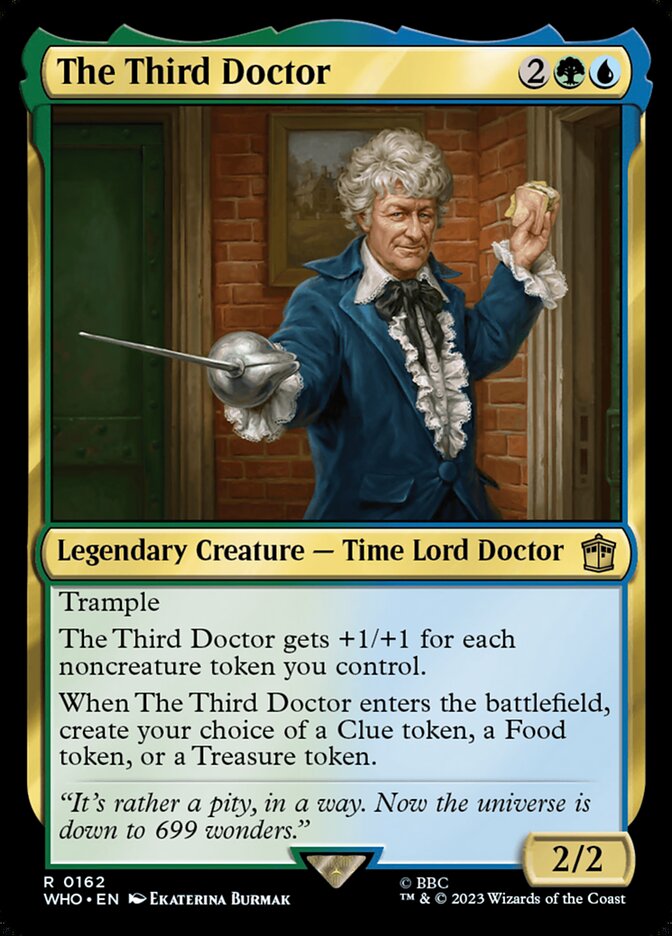 The Third Doctor 162/331 (Universes Beyond: Doctor Who)  - Foil | Good Games Morley