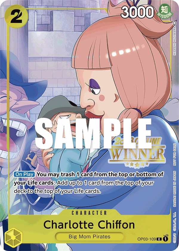 Charlotte Chiffon (Offline Regional 2023) [Winner] [One Piece Promotion Cards] | Good Games Morley