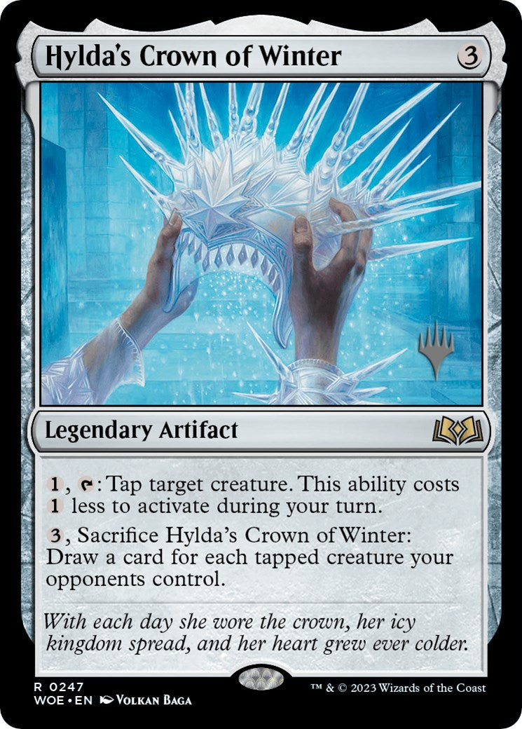 Hylda's Crown of Winter (Promo Pack) [Wilds of Eldraine Promos] | Good Games Morley