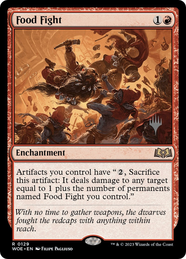 Food Fight (Promo Pack) [Wilds of Eldraine Promos] | Good Games Morley