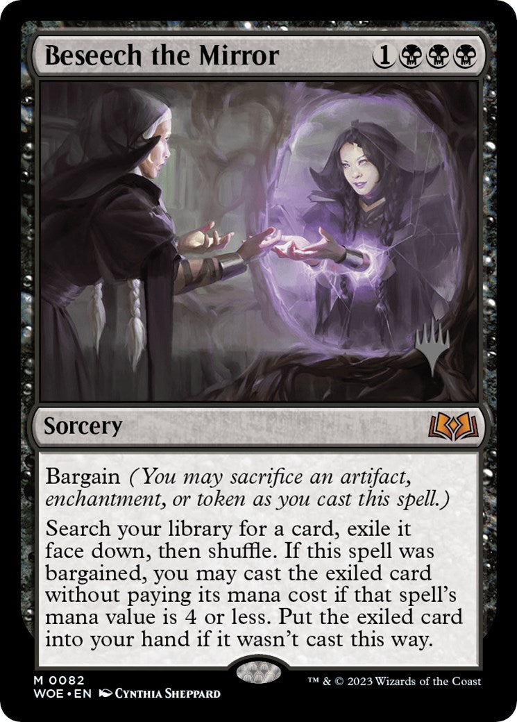Beseech the Mirror (Promo Pack) [Wilds of Eldraine Promos] | Good Games Morley
