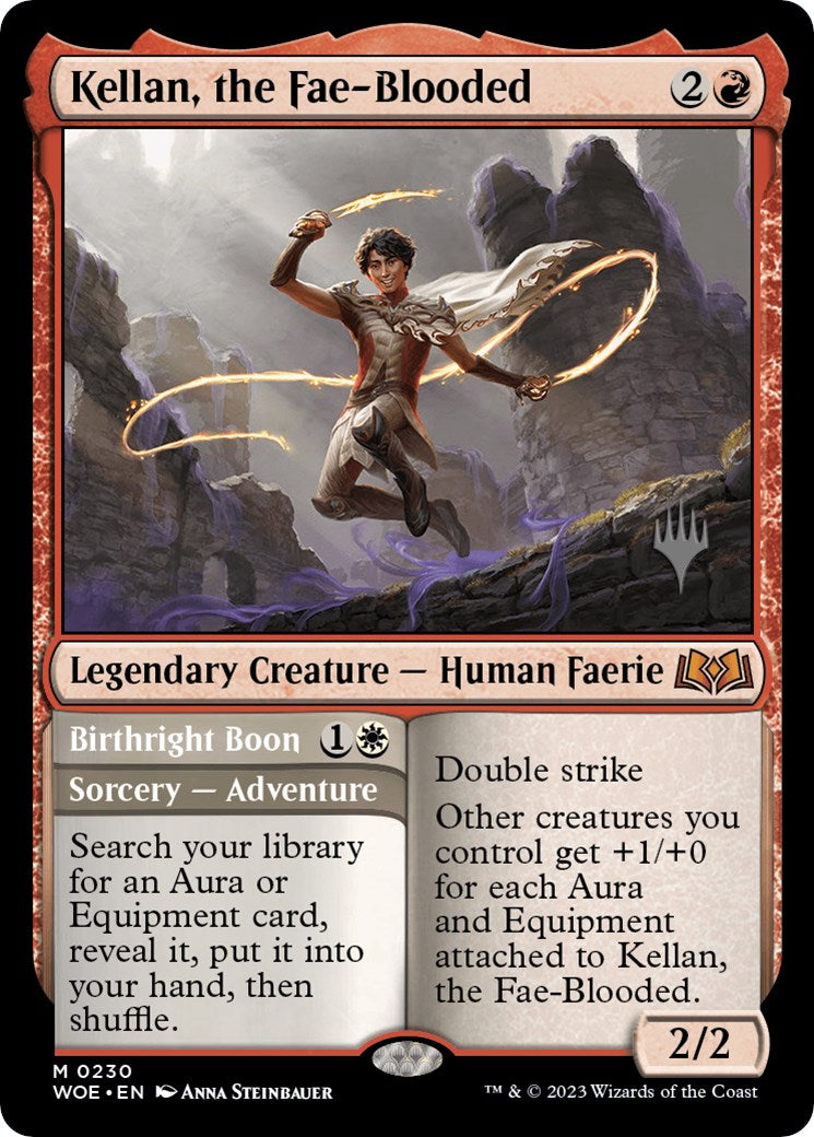 Kellan, the Fae-Blooded (Promo Pack) [Wilds of Eldraine Promos] | Good Games Morley