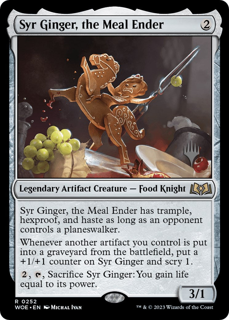 Syr Ginger, the Meal Ender (Promo Pack) [Wilds of Eldraine Promos] | Good Games Morley
