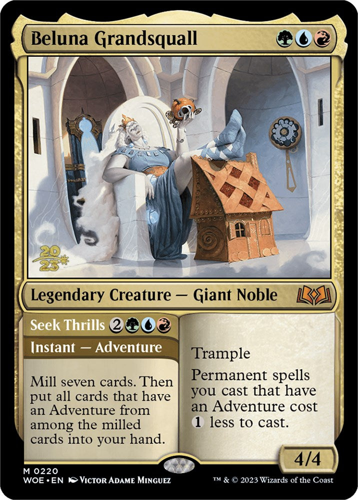 Beluna Grandsquall // Seek Thrills(Promo Pack) [Wilds of Eldraine Promos] | Good Games Morley