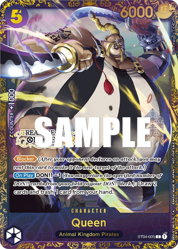 Queen (Treasure Cup) [One Piece Promotion Cards] | Good Games Morley