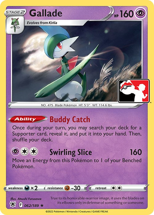 Gallade (062/189) [Prize Pack Series Three] | Good Games Morley