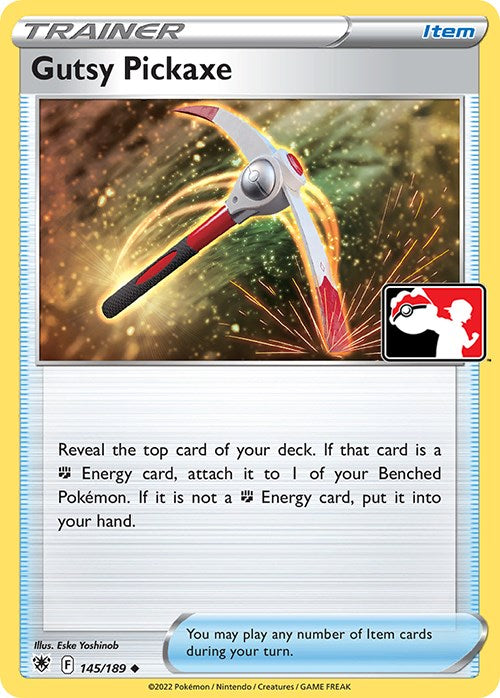 Gutsy Pickaxe (145/189) [Prize Pack Series Three] | Good Games Morley