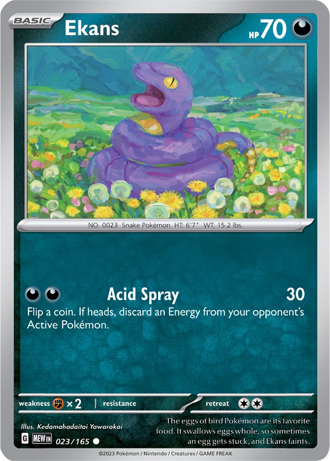 Ekans (023/165) [Scarlet & Violet 151] | Good Games Morley