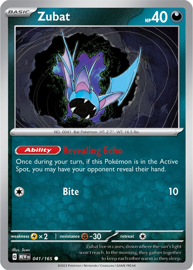 Zubat (041/165) [Scarlet & Violet 151] | Good Games Morley