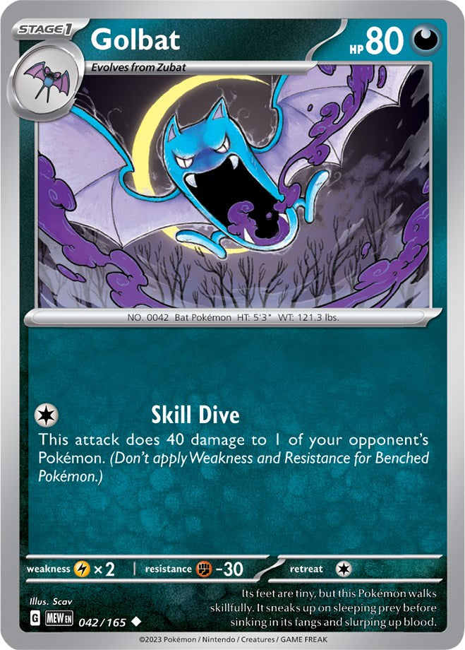 Golbat (042/165) [Scarlet & Violet 151] | Good Games Morley