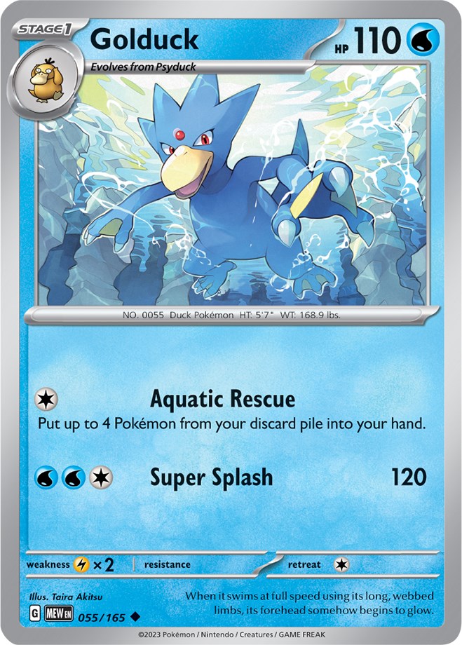 Golduck (055/165) [Scarlet & Violet 151] | Good Games Morley