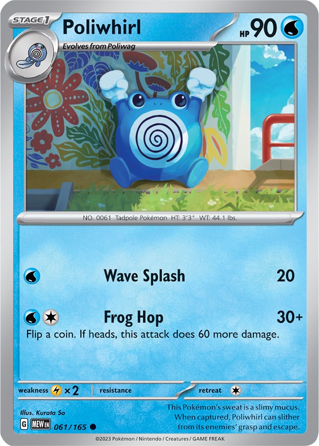 Poliwhirl (061/165) [Scarlet & Violet 151] | Good Games Morley