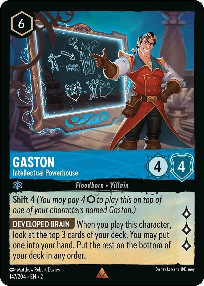 Gaston - Intellectual Powerhouse (147/204) [Rise of the Floodborn] | Good Games Morley