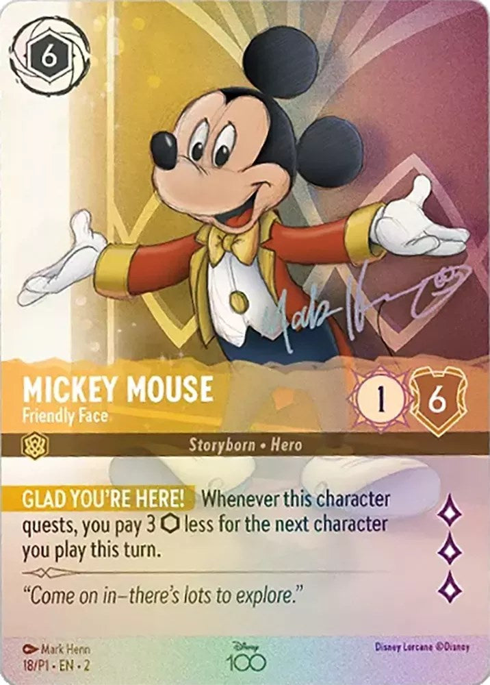 Mickey Mouse - Friendly Face (Enchanted) (18) [Disney100 Promos] | Good Games Morley