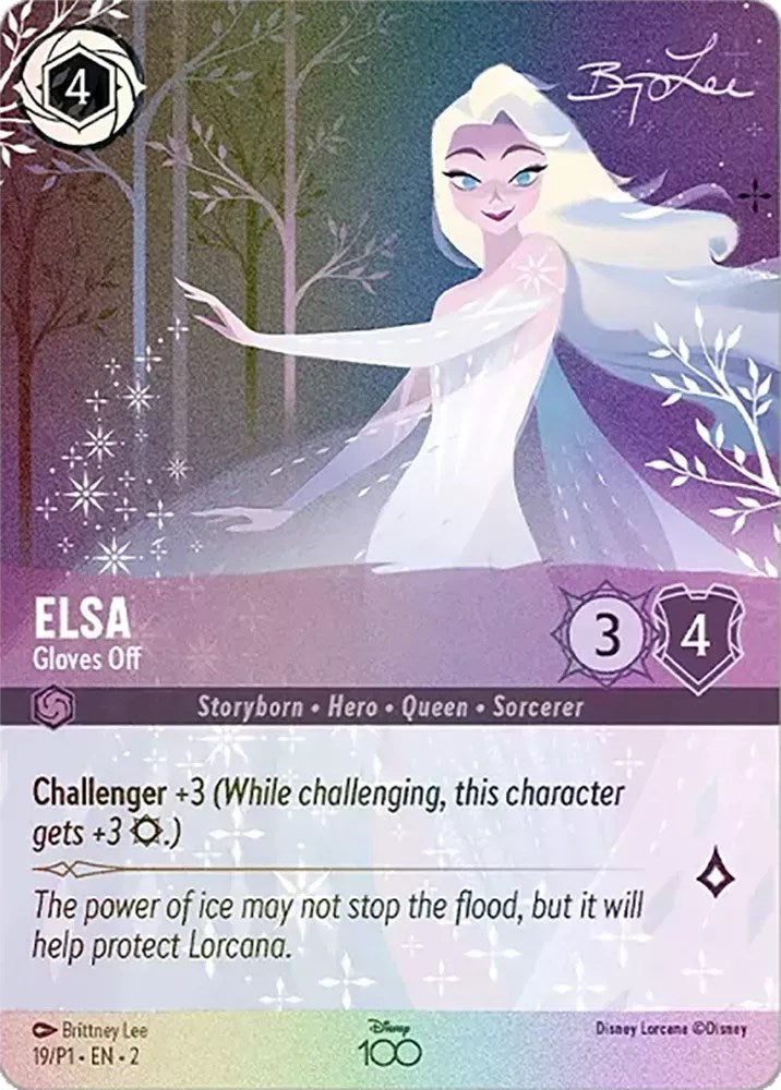 Elsa - Gloves Off (Enchanted) (19) [Disney100 Promos] | Good Games Morley