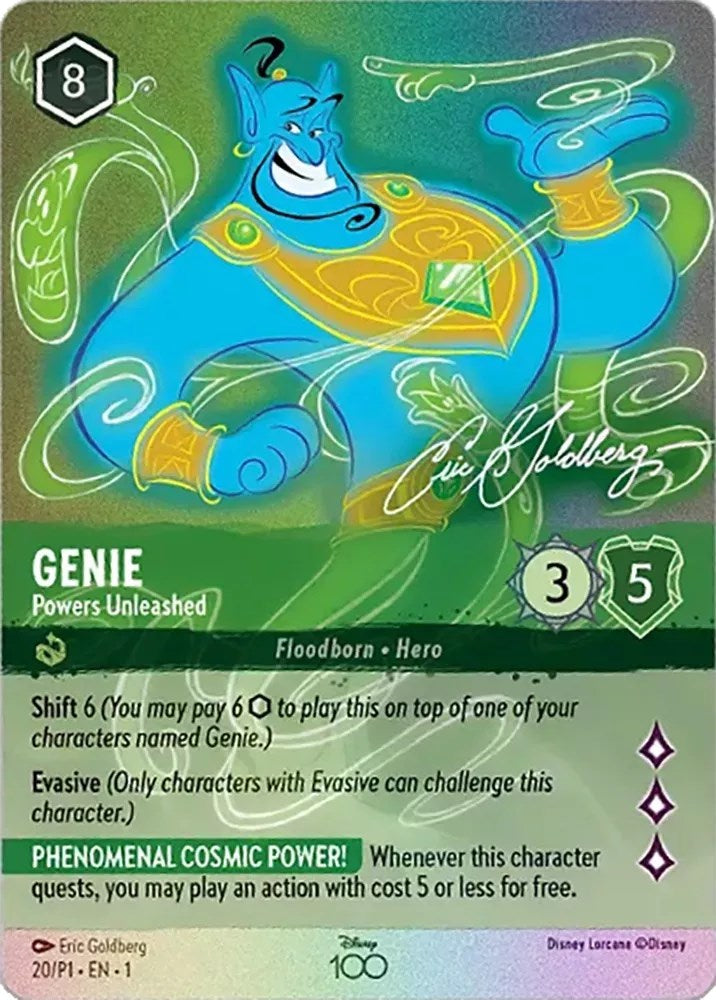 Genie - Powers Unleashed (Enchanted) (20) [Disney100 Promos] | Good Games Morley