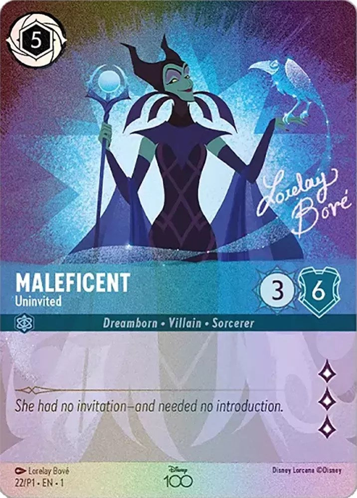 Maleficent - Uninvited (Enchanted) (22) [Disney100 Promos] | Good Games Morley