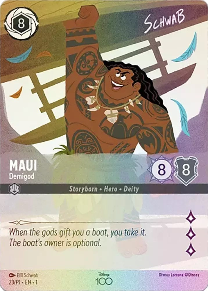 Maui - Demigod (Enchanted) (23) [Disney100 Promos] | Good Games Morley