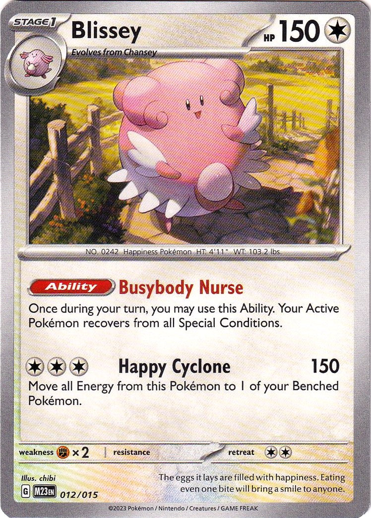 Blissey (012/015) [McDonald's Promos: 2023 Collection] | Good Games Morley