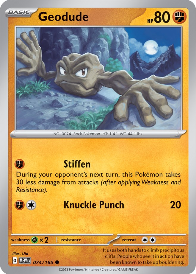 Geodude (074/165) [Scarlet & Violet 151] | Good Games Morley