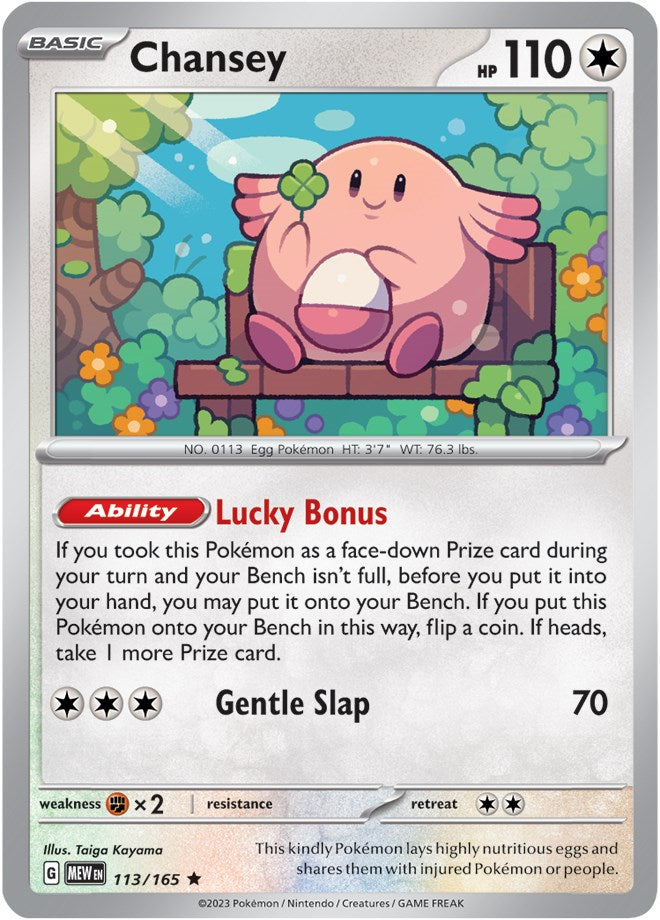 Chansey (113/165) [Scarlet & Violet 151] | Good Games Morley