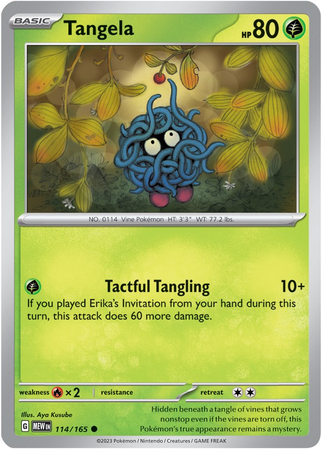 Tangela (114/165) [Scarlet & Violet 151] | Good Games Morley