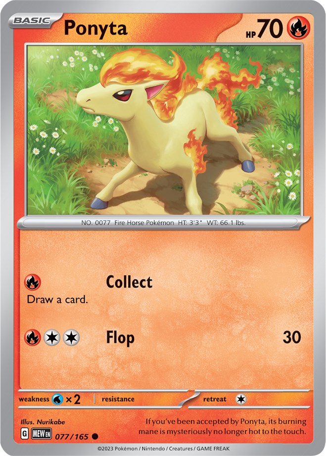 Ponyta (077/165) [Scarlet & Violet 151] | Good Games Morley