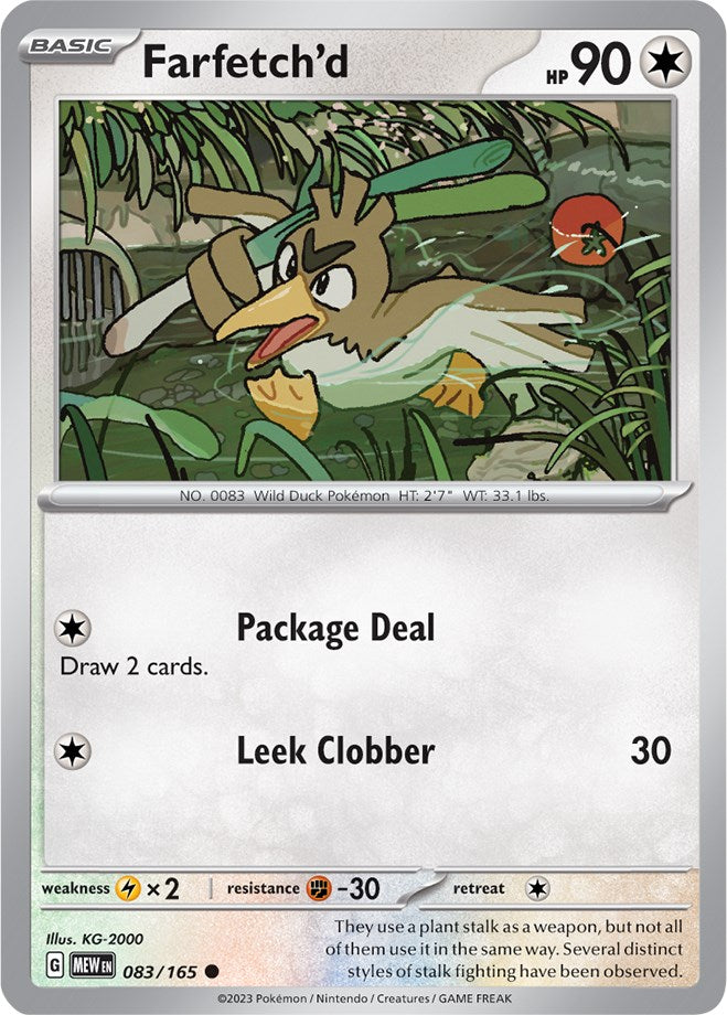 Farfetch'd (083/165) [Scarlet & Violet 151] | Good Games Morley