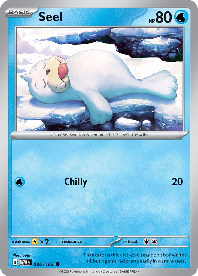Seel (086/165) [Scarlet & Violet 151] | Good Games Morley