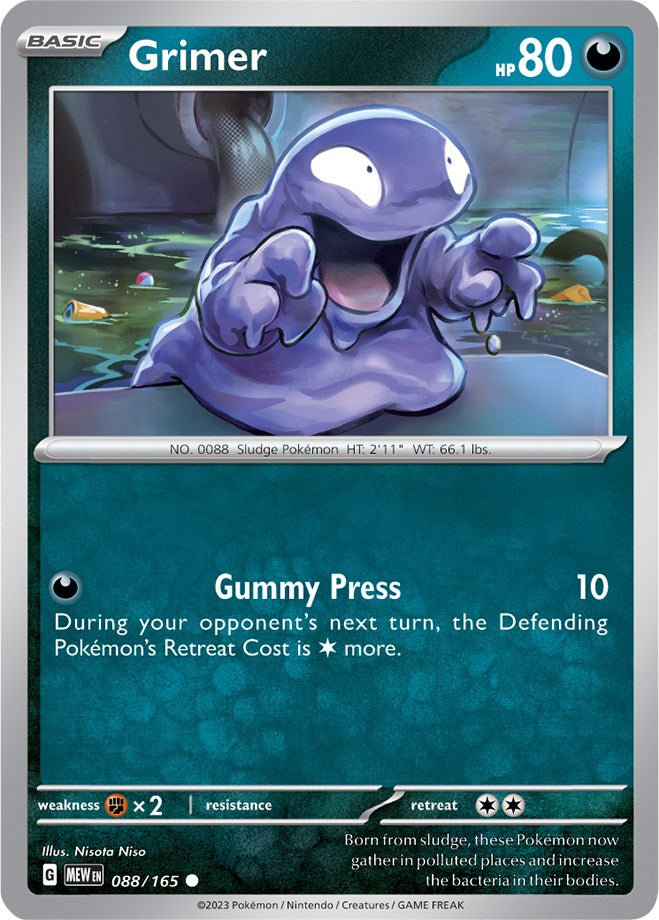 Grimer (088/165) [Scarlet & Violet 151] | Good Games Morley
