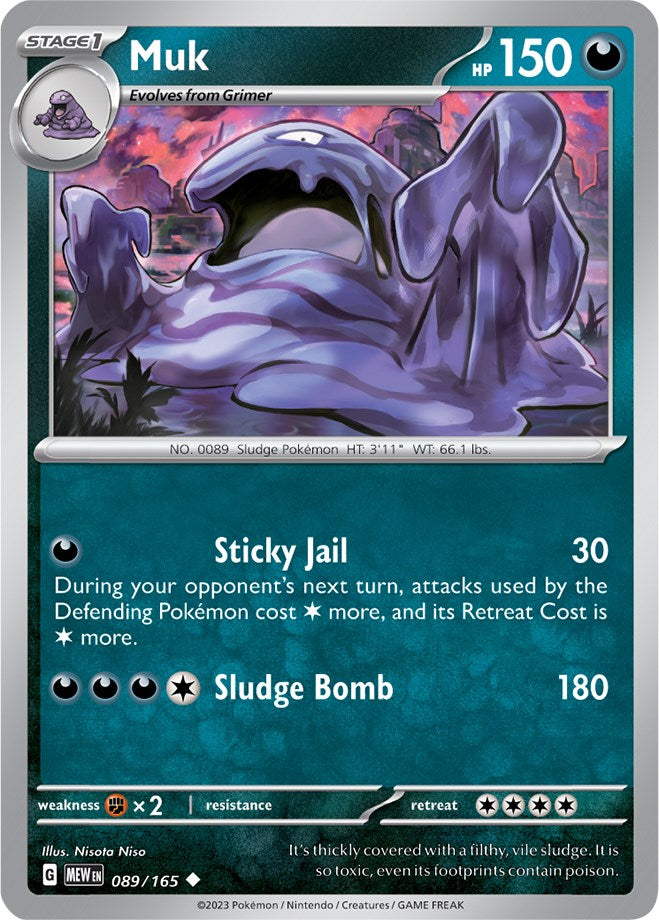 Muk (089/165) [Scarlet & Violet 151] | Good Games Morley