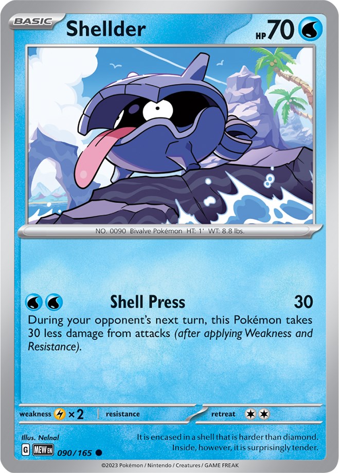 Shellder (090/165) [Scarlet & Violet 151] | Good Games Morley
