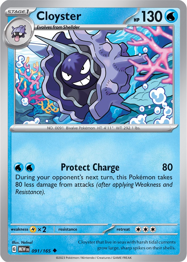 Cloyster (091/165) [Scarlet & Violet 151] | Good Games Morley